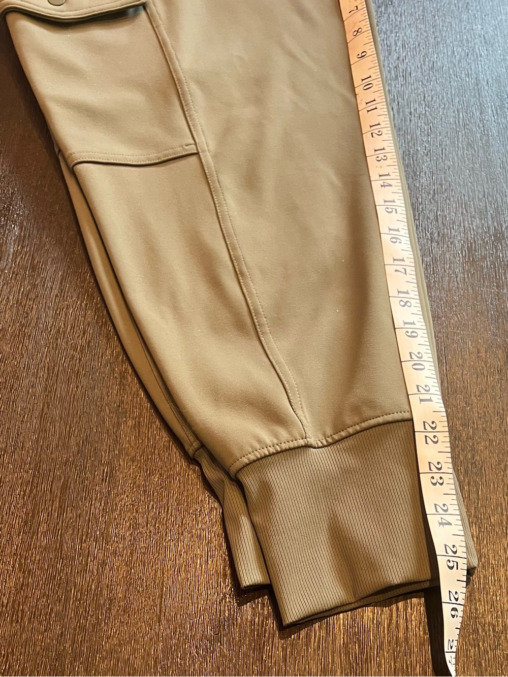 Athleta Venice High Rise Cargo Jogger Sz M Moss Sculptek Light All-way Stretch - Picture 11 of 13